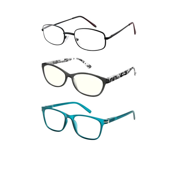 oval multicolor reading glasses